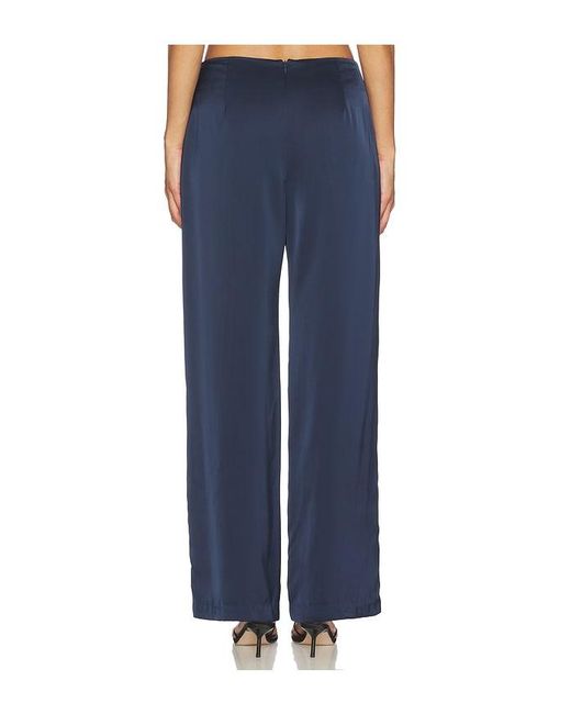Amanda Uprichard Blue Linda Pants