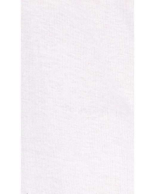 Michael Lauren White Kristopher Open Shoulder Top