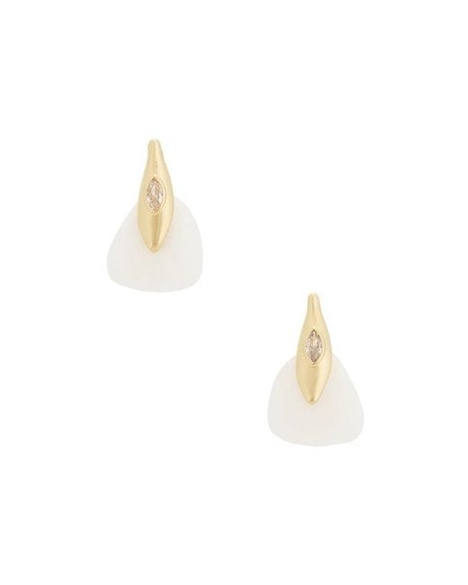 Ettika White Solstice Earrings