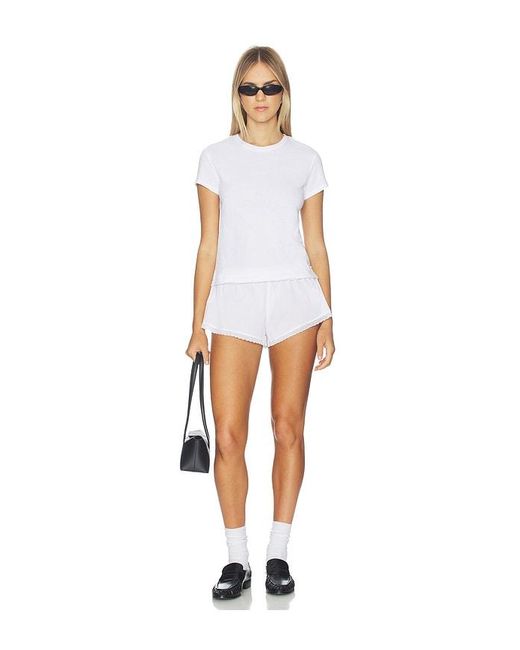 Free People White X Intimately Fp Nova Tee