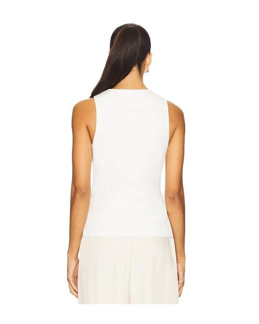 ALL THE WAYS White Liliana Vest