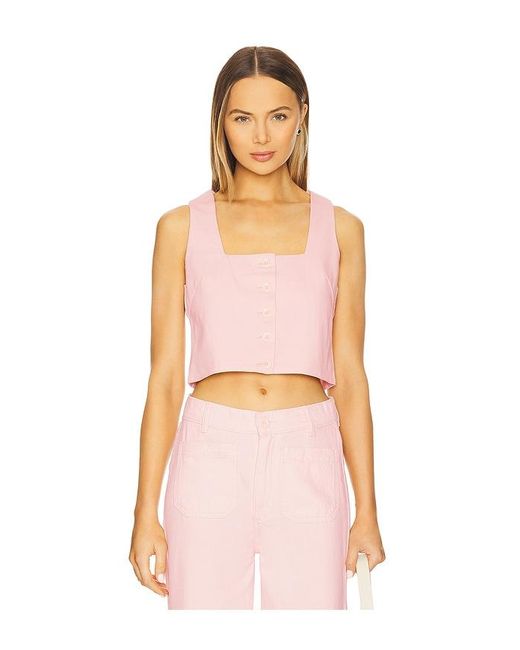 DL1961 Multicolor Lizzie Cropped Top