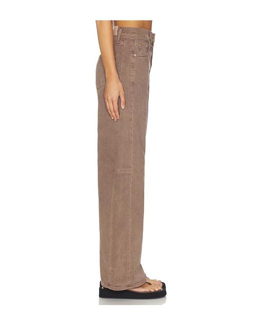 PAIGE Natural Arellia Skimmer Outseam Panels Jeans