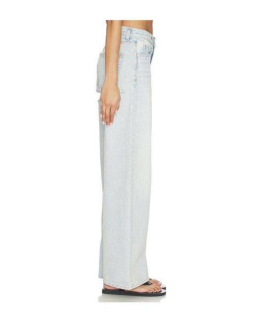 GRLFRND White Rory Short Rise Baggy