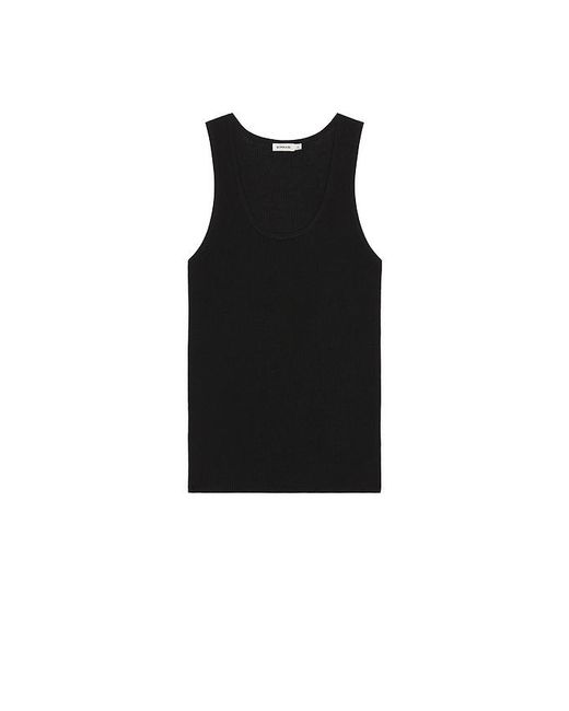 Jonathan Simkhai Black Idris Ribbed Tank for men