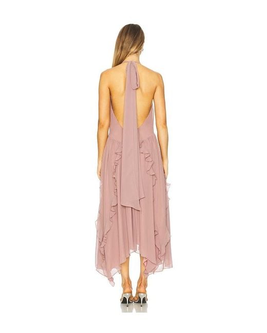 Tularosa Pink Livia Midi Dress