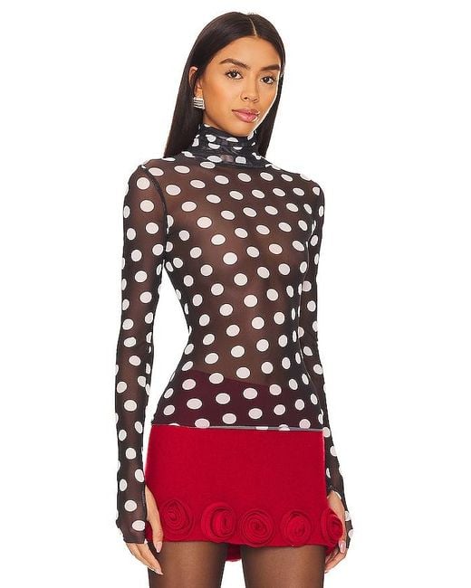 AFRM Red Zadie Top