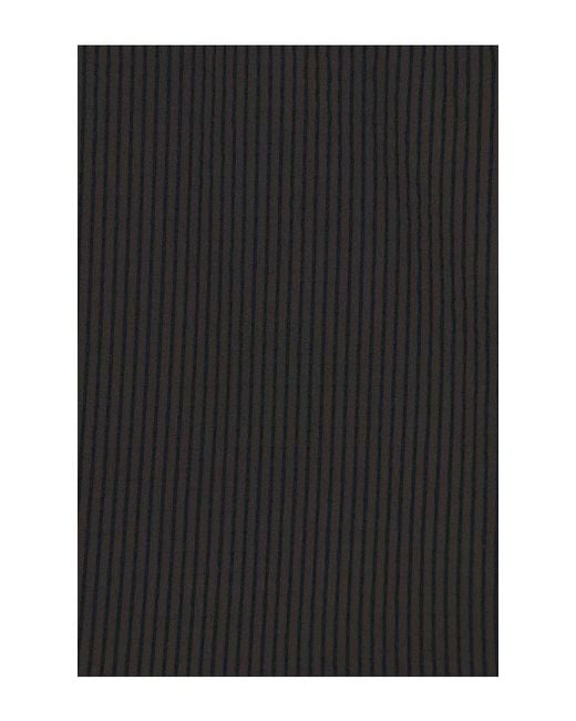Percival Black Rowan Seersucker Swim Shorts for men