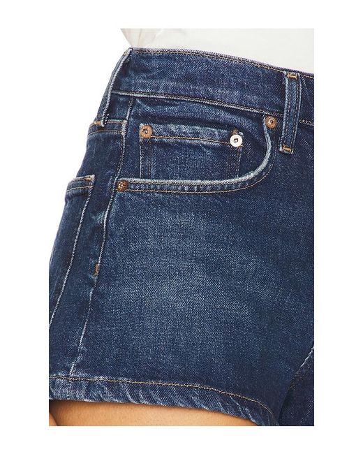 Agolde Blue Ridley Short