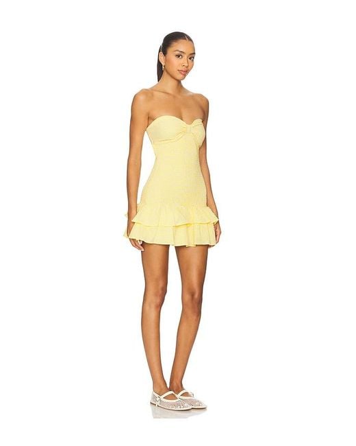 pinstripe mini dress Semasa Mini Dress in Khaki Pinstripe