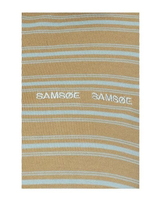 Samsøe & Samsøe Natural Sadonell Long Sleeve Polo