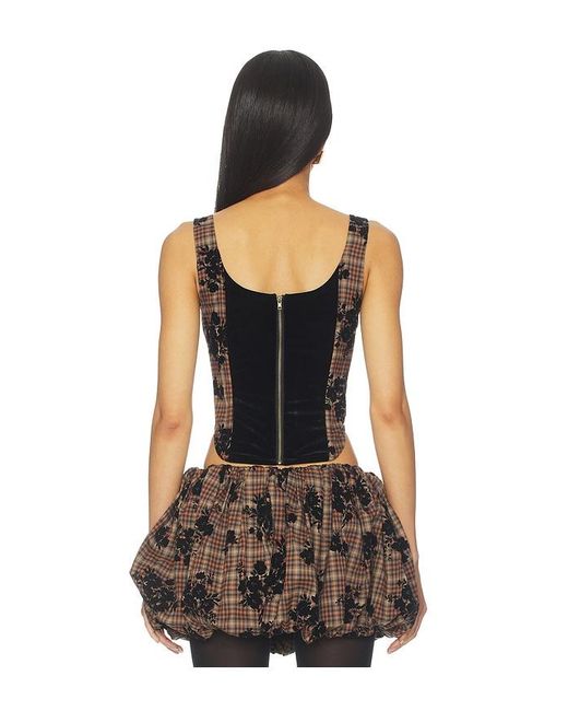 ZEMETA Multicolor Classy Corset Top
