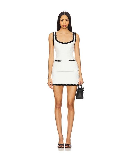 MAJORELLE White Ilona Top