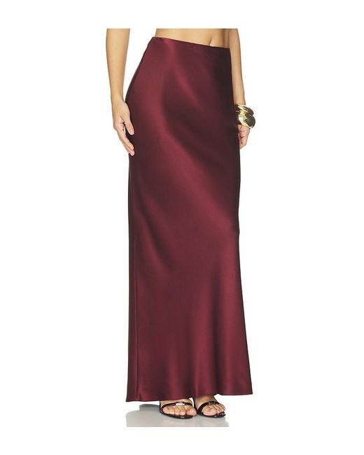 The Sei Red Bias Maxi Skirt