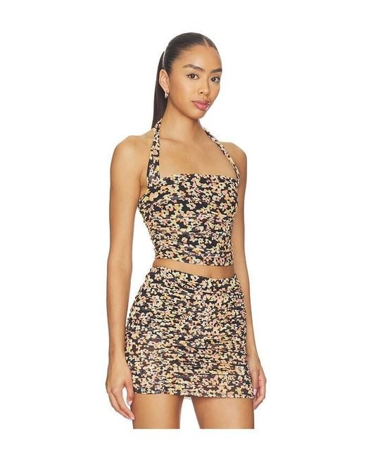 AFRM Natural Aranya Mesh Top