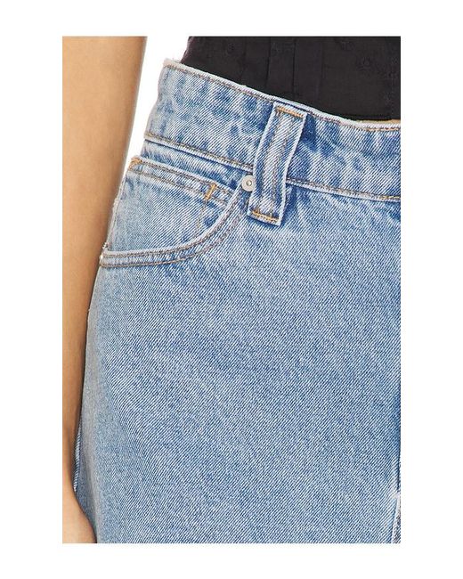 A.Brand Blue 95 Aline Skirt
