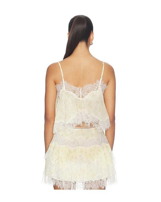 LoveShackFancy Natural Elysia Top