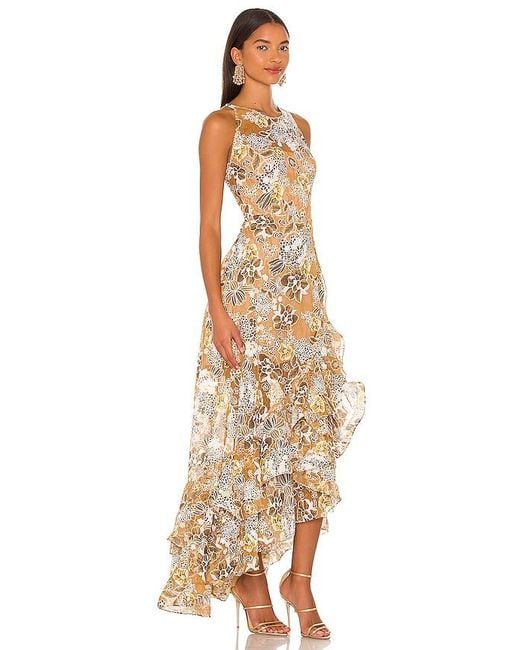 Bronx and Banco Sicilia Ruffle Dress in Metallic Lyst