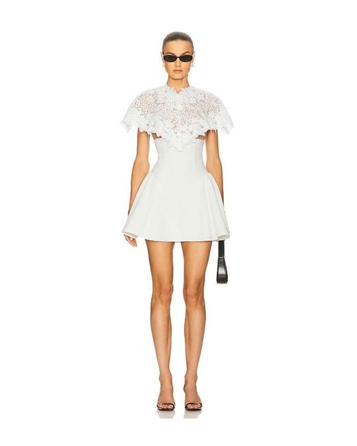 Helsa The Mademoiselle Mini Dress White