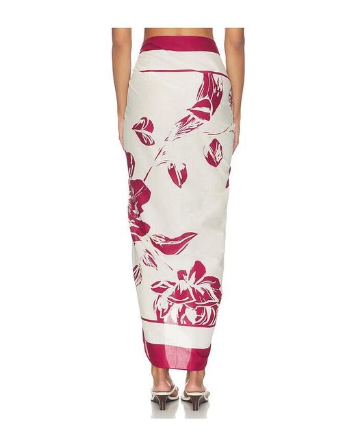 FAVORITE DAUGHTER White The Vintage Floral Pareo
