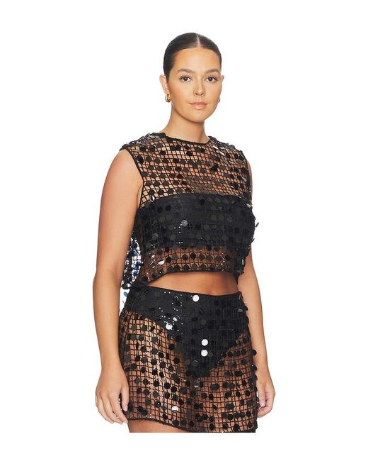 L'academie Black 'Academie Drew Top