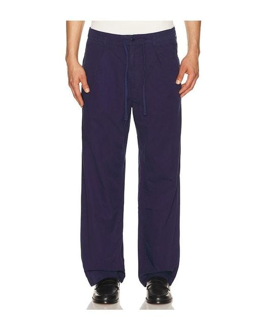 Polo Ralph Lauren Blue Featherweight Twill Prepster Easy Pleated Pant for men