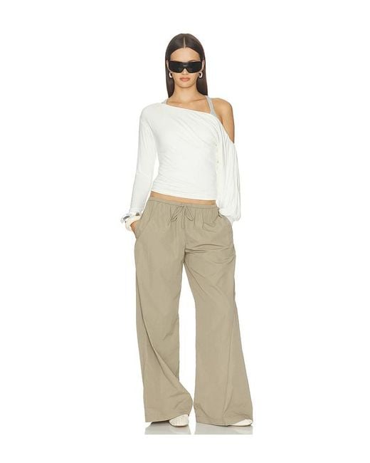 ALL THE WAYS White Matilda Top