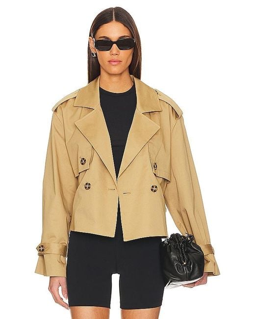 Favorite Daughter Cropped Charles Trench in Countryside Plaid