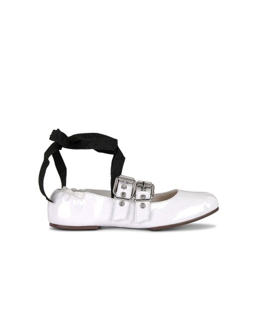 SCHUTZ SHOES Raika フラットシューズ White