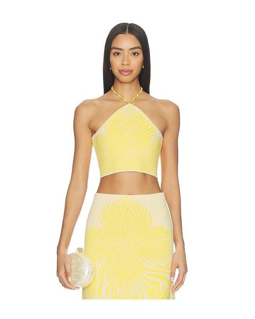 Alexis Yellow Gala Top
