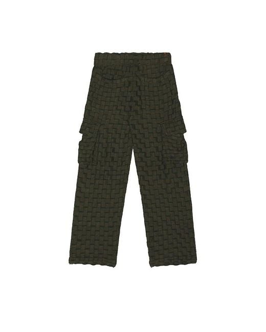 Isa Boulder Green Rectangle Pants for men