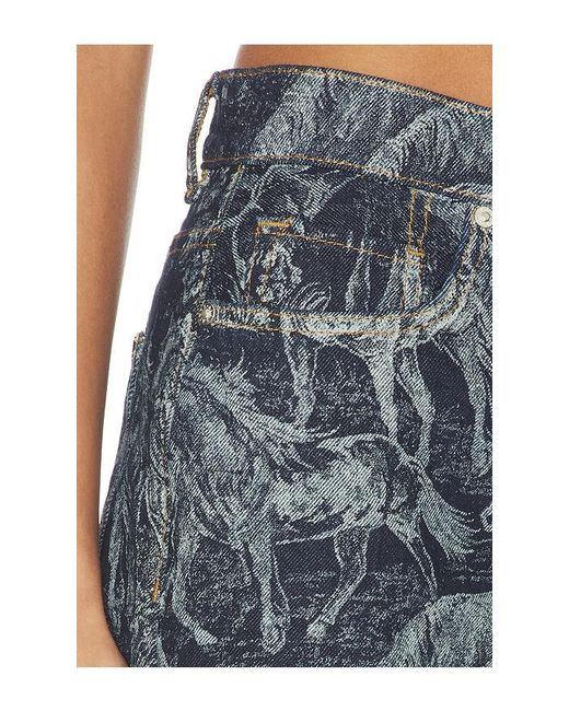 AllSaints Blue Blake Wide Leg