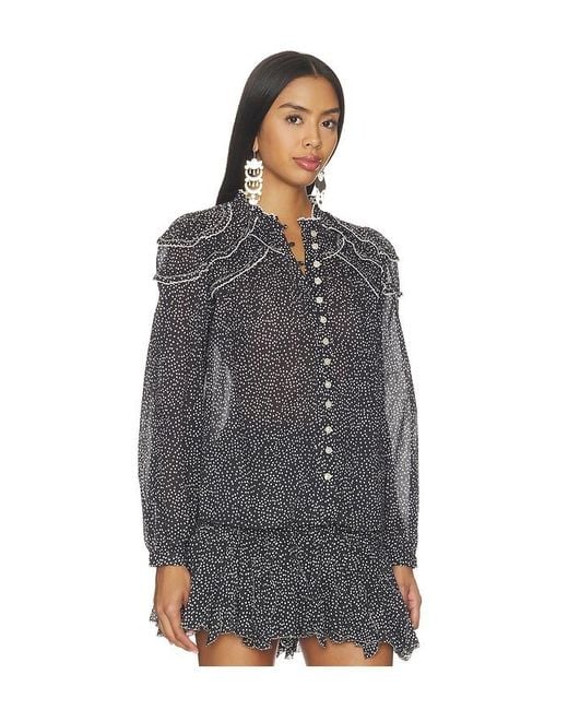 Isabel Marant Black Christa Blouse
