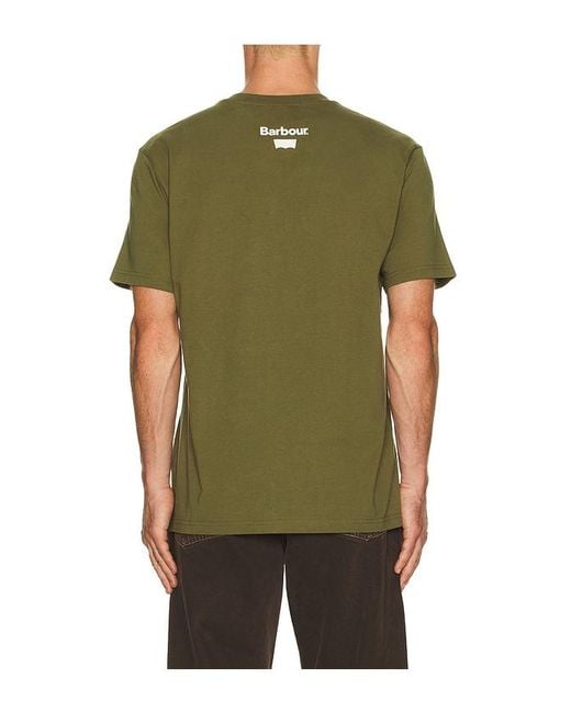 Barbour Green X Levi's Graphic T-Shirt for men