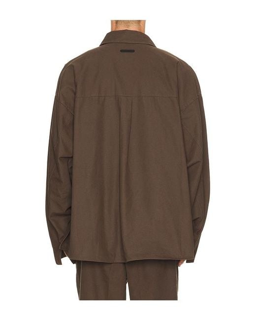 Fear Of God Black Overshirt for men