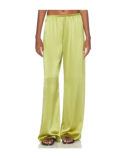 Leset Green Barb Wide Leg Pant