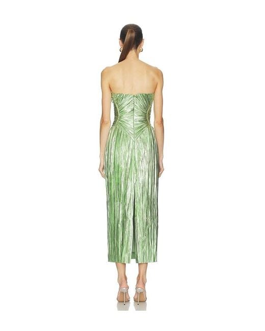 Cult Gaia Green Ashika Gown