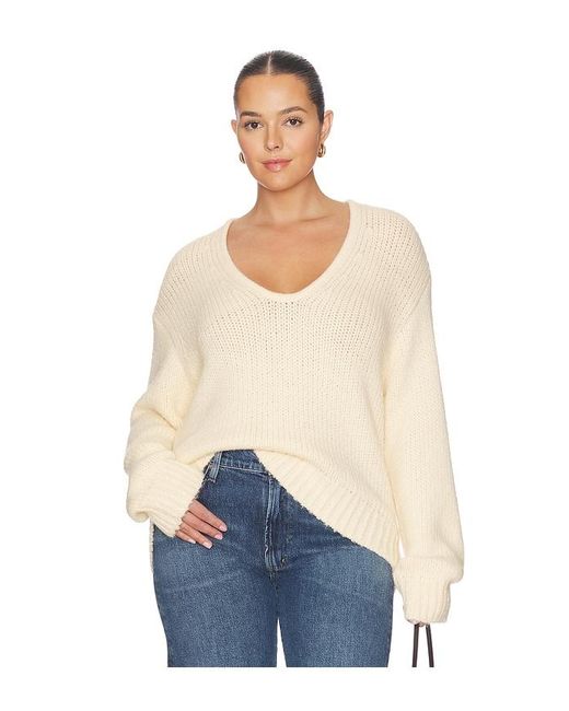 L'academie Natural 'Academie Kindall V Neck Sweater