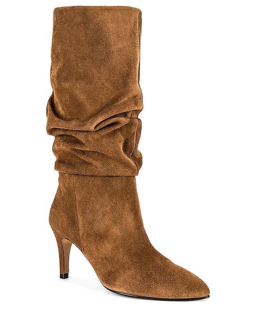 Toral Brown Knee High Slouch Boot