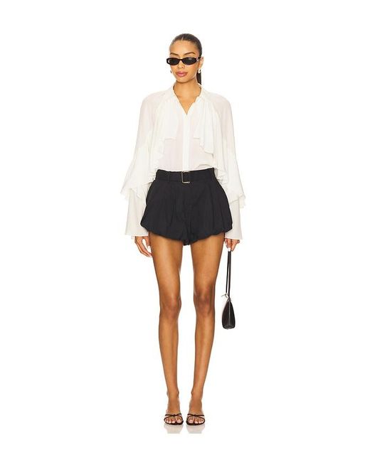 Veronica Beard White Demaris Blouse