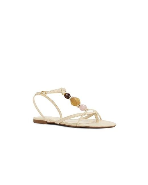 SCHUTZ SHOES White Amber Flat Sandal