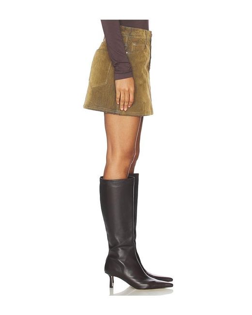 ALIGNE Multicolor Corrie Flok Mini Skirt