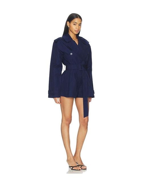 Lovers + Friends Blue Georgia Romper