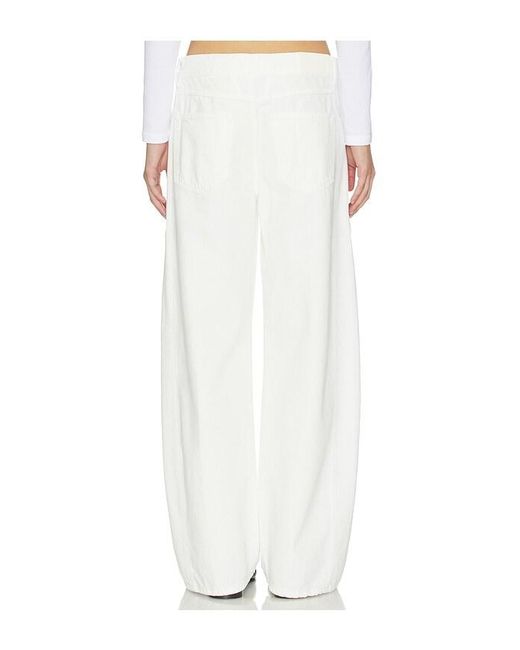 Closed White Tori Barrel Jeans
