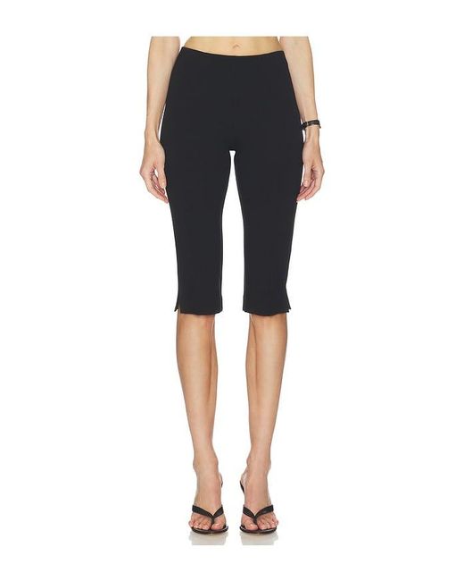 GOOD AMERICAN Blue Soft Stretch Ponte Pull On Capris