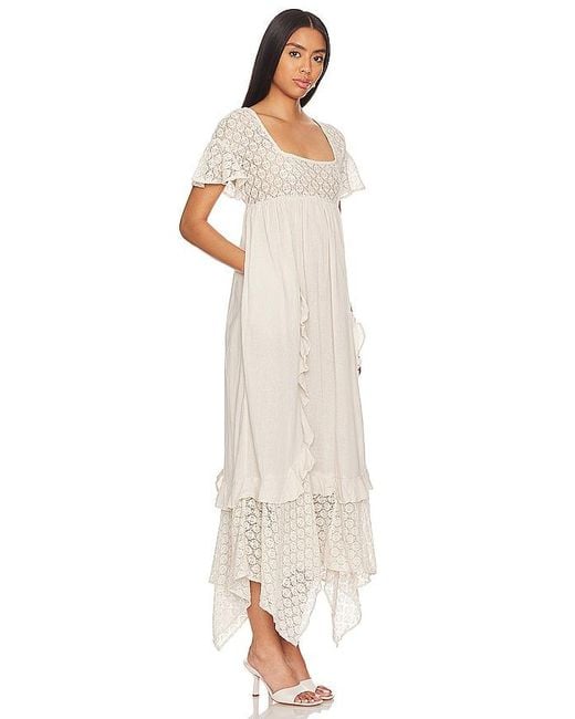 Free People White KLEID BRING THE ROMANCE