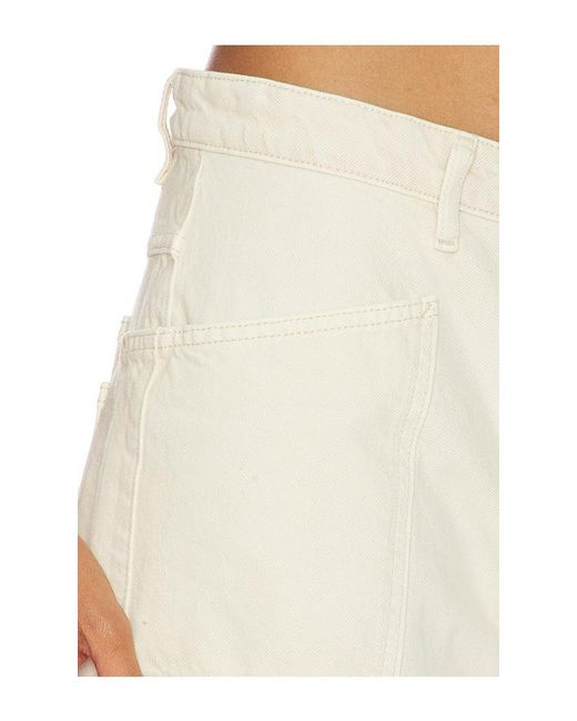 Free People White Minimalist Moxie Boyfriend Jean