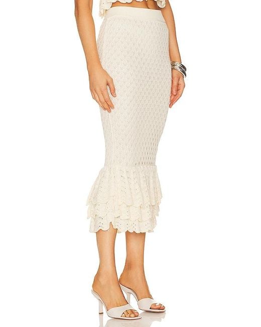 Beach Riot Natural Polly Skirt