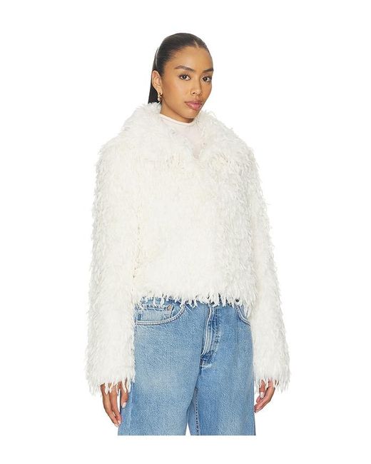Unreal Fur White Swan Lake Jacket