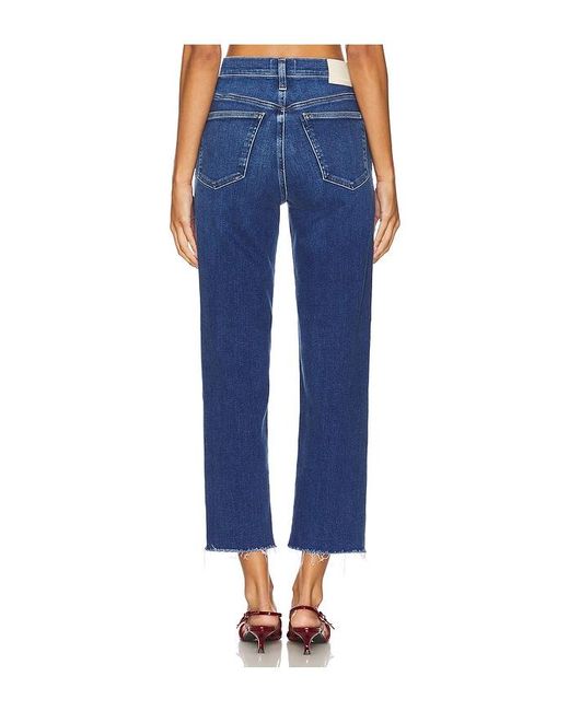 Citizens of Humanity Blue Palma Straight Jeans